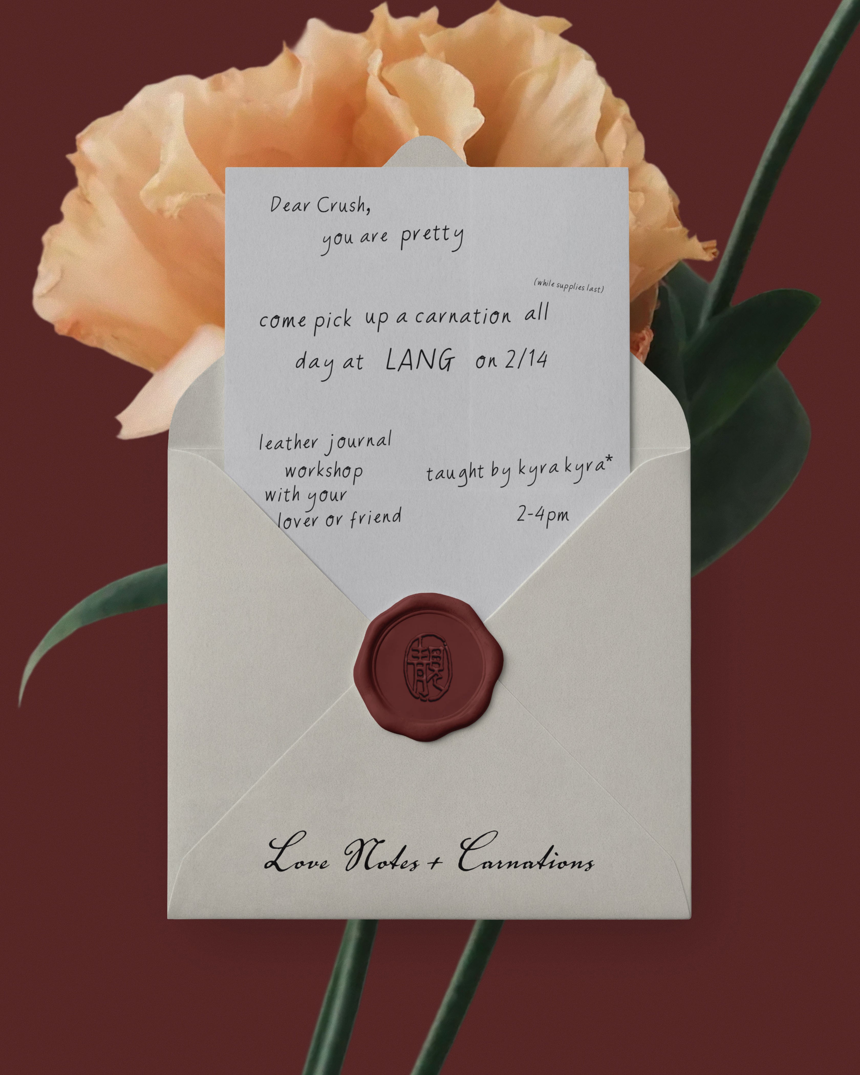 LANG x kyrakyra* Carnations & Love Notes